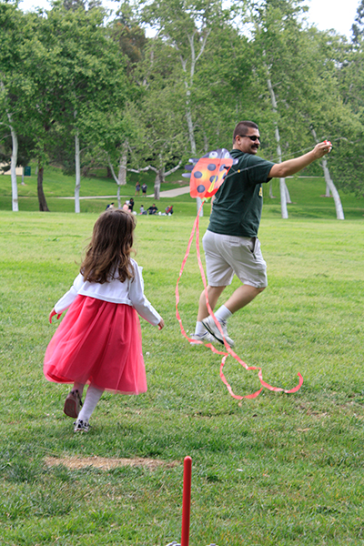 Learning how to fly a kite