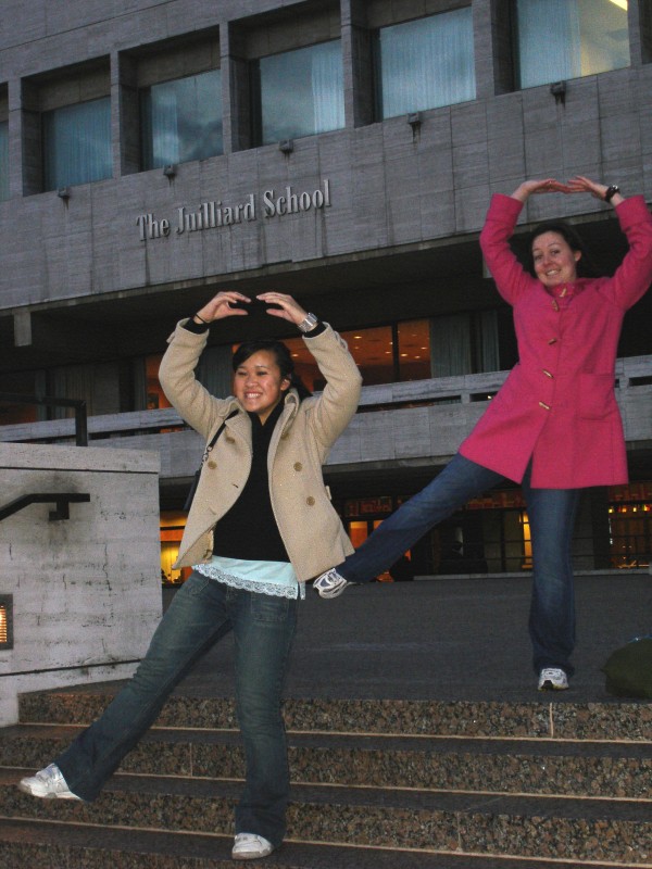 17 Lacey and Sydney dancing at Juliard